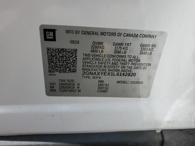 2020 CHEVROLET EQUINOX PR - 2GNAXYEX1L6142820