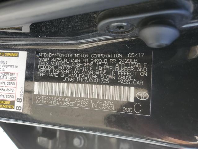 2018 TOYOTA CAMRY L - JTNB11HK7J3001725