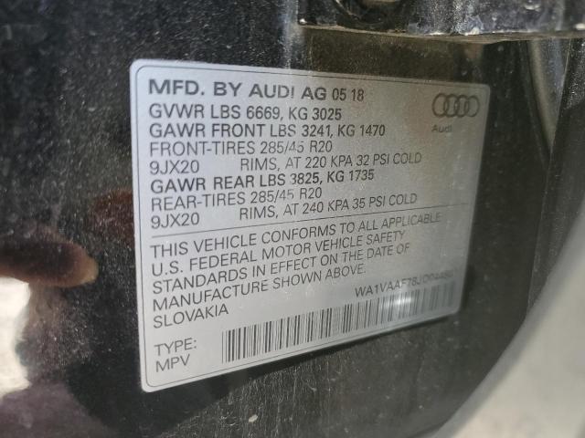 VIN WA1VAAF78JD044801 2018 Audi Q7, Prestige no.14