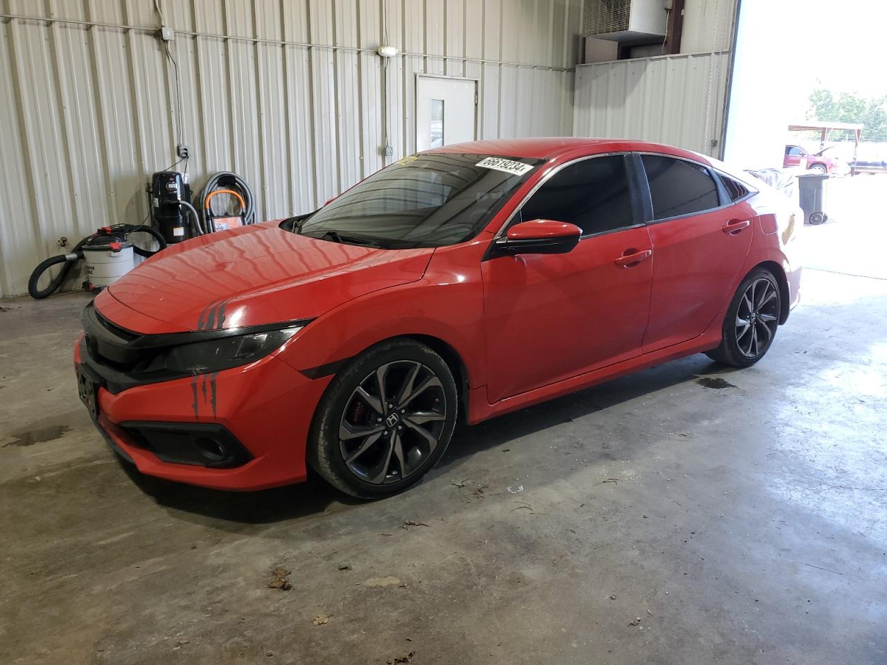 Lot #2823871094 2019 HONDA CIVIC SPOR