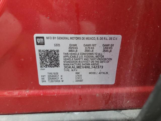 2022 GMC TERRAIN SL - 3GKALMEV4NL142373