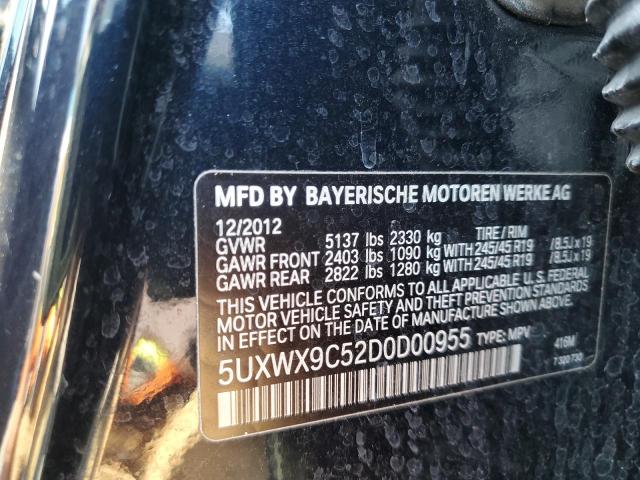 VIN 5UXWX9C52D0D00955 2013 BMW X3, Xdrive28I no.13