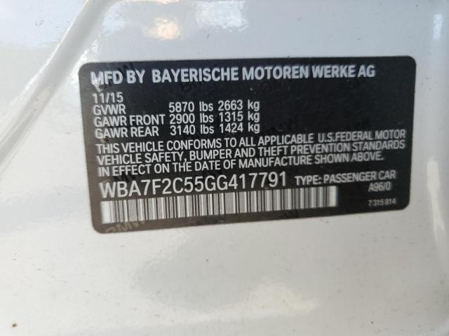 VIN WBA7F2C55GG417791 2016 BMW 7 SERIES no.12