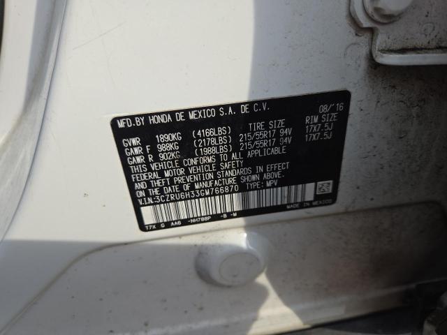 2016 HONDA HR-V LX - 3CZRU6H33GM766870