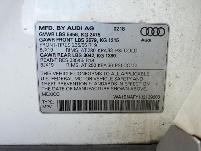 VIN WA1BNAFY1J2139003 2018 Audi Q5, Premium Plus no.13