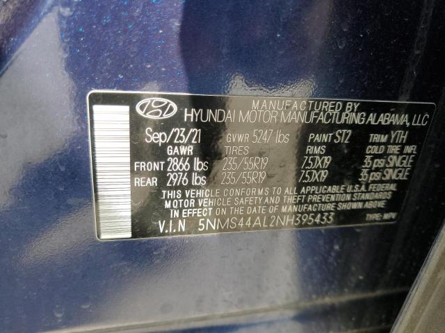 2022 HYUNDAI SANTA FE L - 5NMS44AL2NH395433