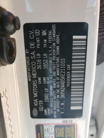 2019 KIA RIO S - 3KPA24AB5KE211033
