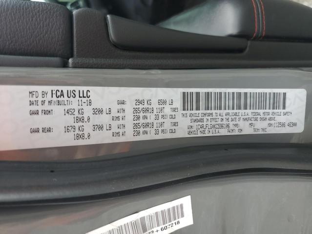 2019 JEEP GRAND CHER - 1C4RJFLGXKC596106