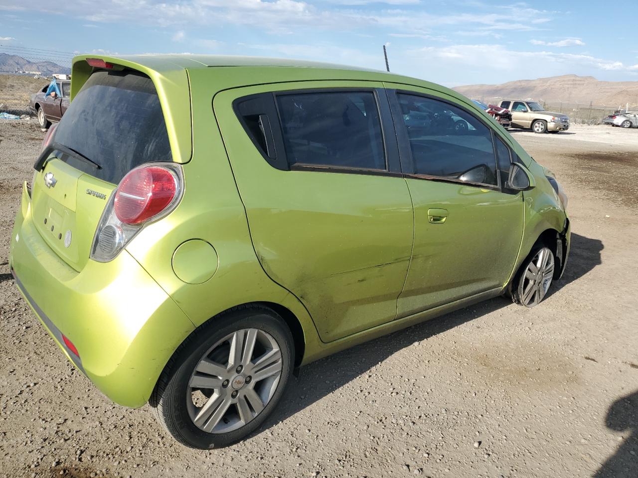 CHEVROLET SPARK 1LT 2013 green  gas KL8CD6S95DC559749 photo #4