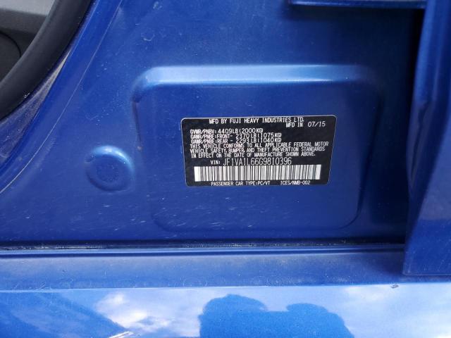 VIN JF1VA1L66G9810396 2016 Subaru WRX, Limited no.12