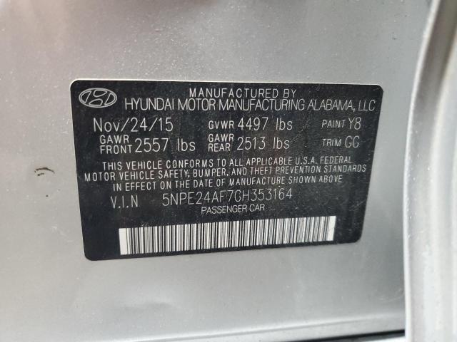 2016 HYUNDAI SONATA SE - 5NPE24AF7GH353164