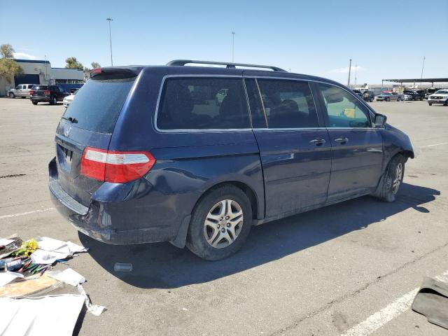 HONDA ODYSSEY EX 2007 blue  gas 5FNRL38797B026402 photo #4