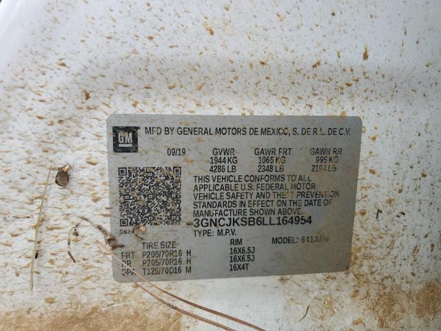 2020 CHEVROLET TRAX LS - 3GNCJKSB6LL164954