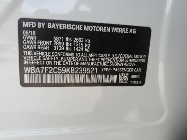 2019 BMW ALPINA B7 - WBA7F2C59KB239521