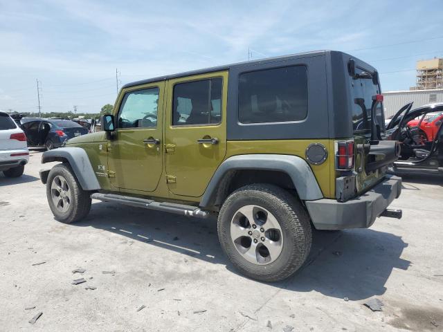 JEEP WRANGLER U 2008 green  gas 1J4GA39158L608139 photo #3