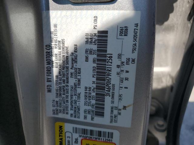 VIN 3FA6P0H79FR112561 2015 Ford Fusion, SE no.12