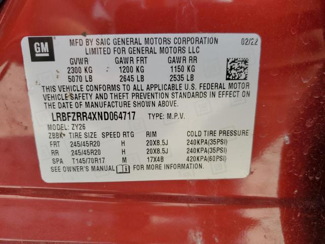 2022 BUICK ENVISION A - LRBFZRR4XND064717