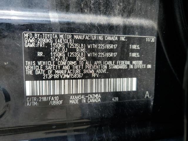 2021 TOYOTA RAV4 XLE - 2T3P1RFV3MW158367