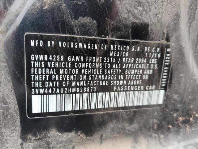 2017 VOLKSWAGEN GTI S/SE - 3VW447AU2HM028873