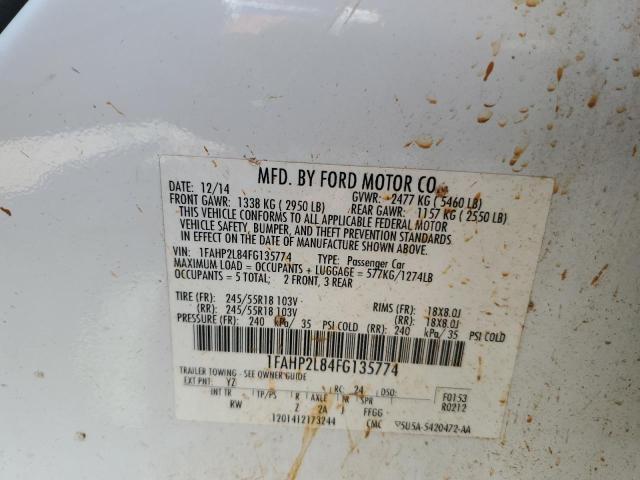 2015 FORD TAURUS POL - 1FAHP2L84FG135774