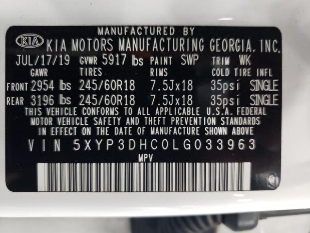 2020 KIA TELLURIDE - 5XYP3DHC0LG033963