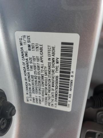 VIN 2HKRM3H7XGH569496 2016 Honda CR-V, Exl no.13