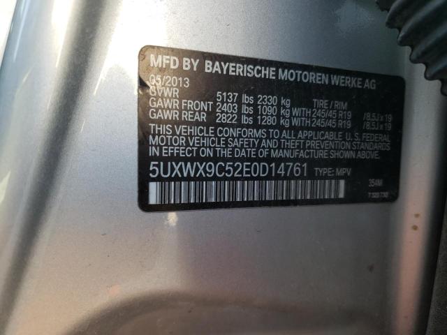 VIN 5UXWX9C52E0D14761 2014 BMW X3, Xdrive28I no.12