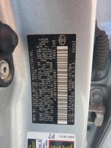 VIN 4T1BF1FK4HU716261 2017 Toyota Camry, LE no.12