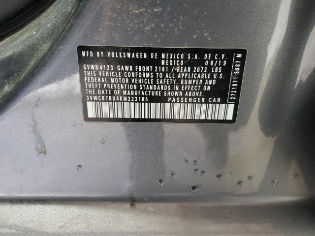 2019 VOLKSWAGEN JETTA S - 3VWCB7BU4KM223185