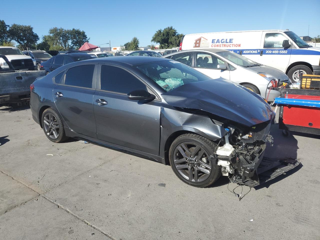 Lot #2974108359 2021 KIA FORTE GT L