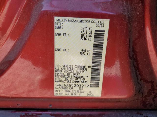 2015 NISSAN ALTIMA 2.5 - 1N4AL3AP2FC203252