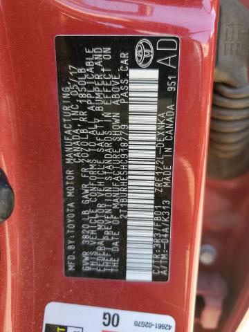 2017 TOYOTA COROLLA L - 2T1BURHE5HC918779