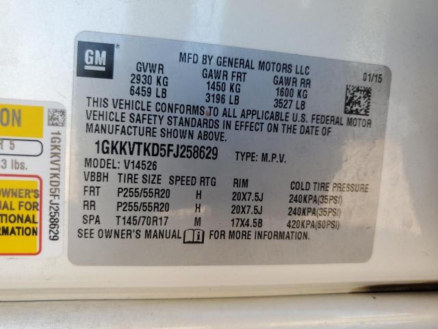 2015 GMC ACADIA DEN - 1GKKVTKD5FJ258629
