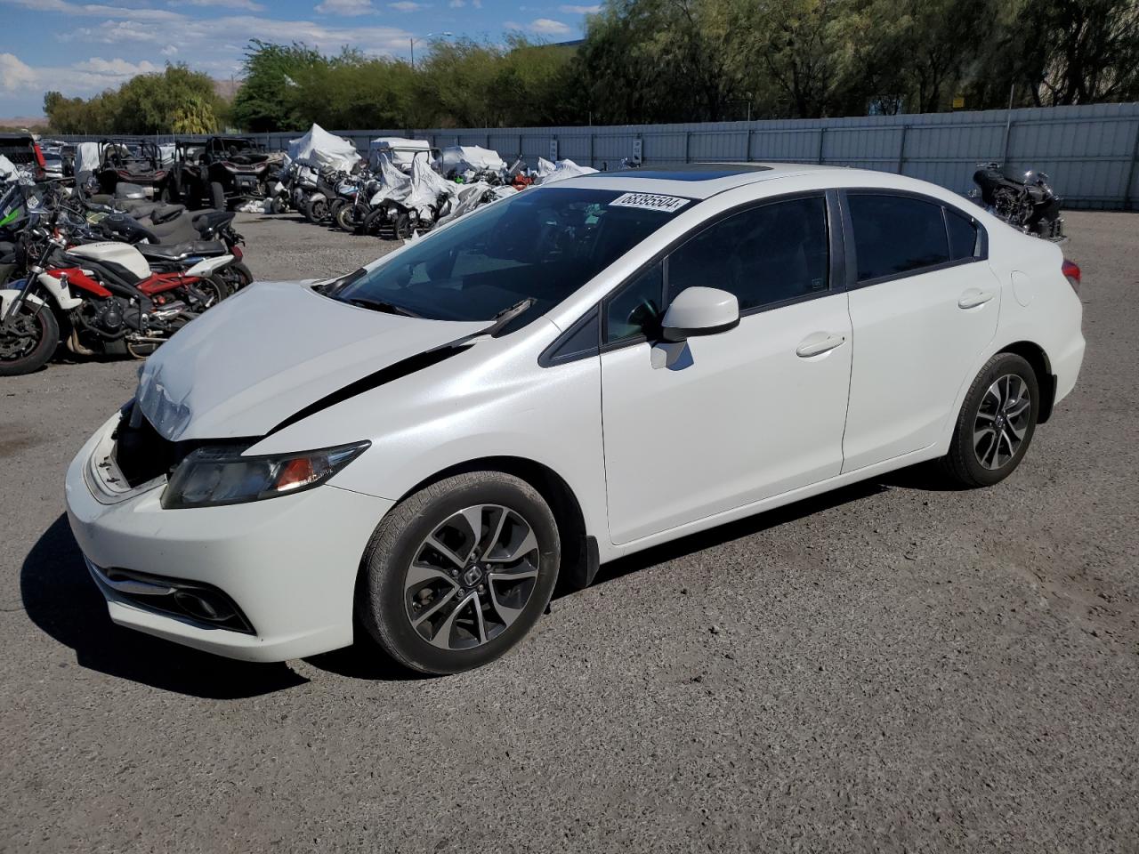 Lot #2924091086 2013 HONDA CIVIC EXL