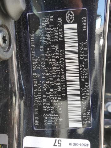 2023 TOYOTA CAMRY SE N 4T1G11BK4PU073192