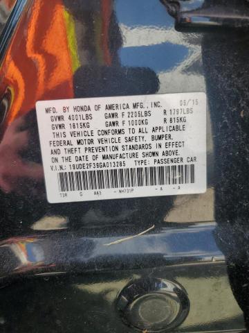 2016 ACURA ILX BASE W - 19UDE2F39GA013285
