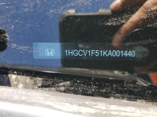 2019 HONDA ACCORD EXL - 1HGCV1F51KA001440