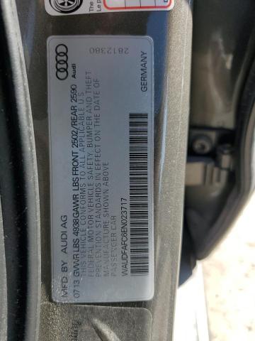 VIN WAUDFAFC6EN023717 2014 Audi A6, Premium Plus no.12