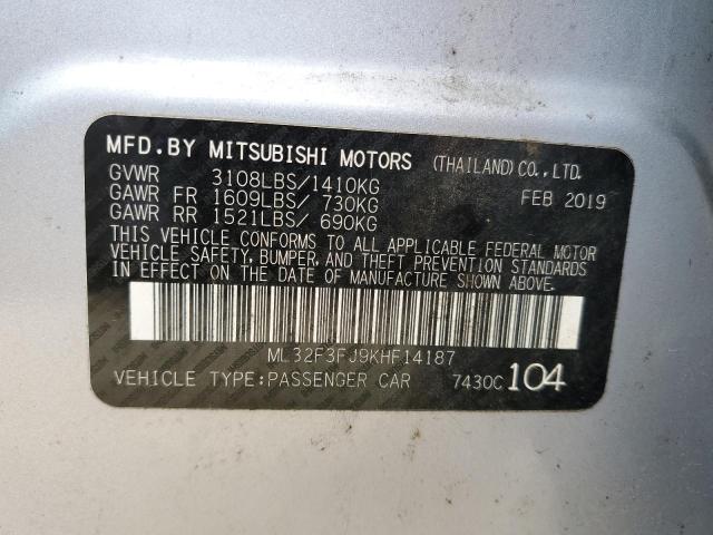 2019 MITSUBISHI MIRAGE G4 - ML32F3FJ9KHF14187