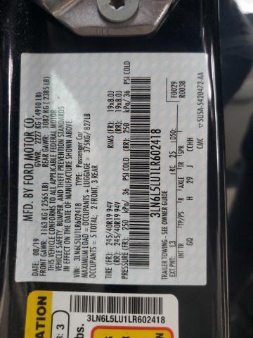 2020 LINCOLN MKZ RESERV - 3LN6L5LU1LR602418