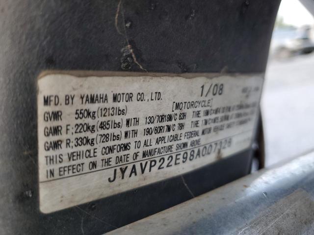2008 YAMAHA XV1900 CT JYAVP22E98A007326