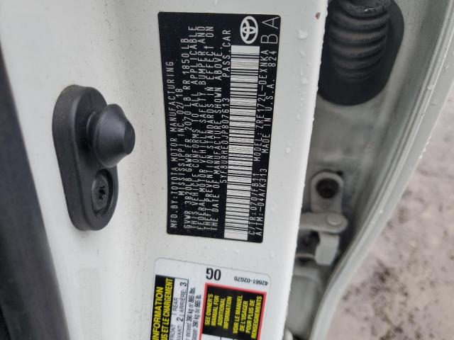 2018 TOYOTA COROLLA L - 5YFBURHE0JP807613