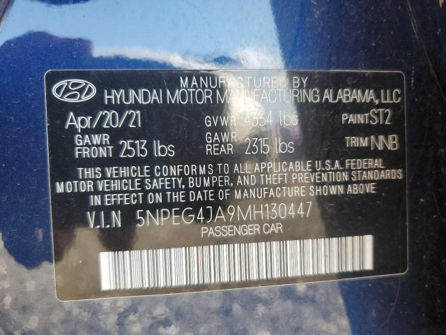 2021 HYUNDAI SONATA SE - 5NPEG4JA9MH130447