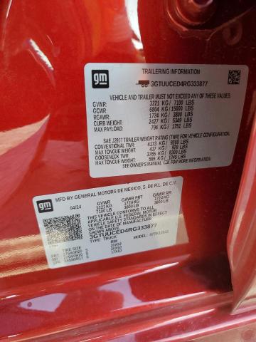 2024 GMC SIERRA K15 - 3GTUUCED4RG333877
