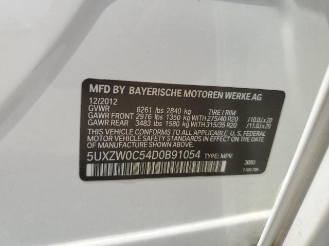 VIN 5UXZW0C54D0B91054 2013 BMW X5, Xdrive35D no.13