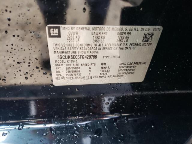 2015 CHEVROLET .CK2500 - 3GCUKSEC5FG420786