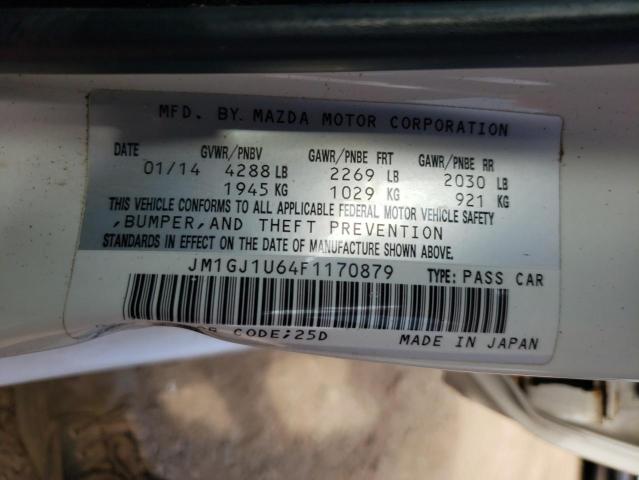 2015 MAZDA 6 SPORT - JM1GJ1U64F1170879