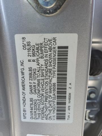 VIN 1HGCV1F32JA166586 2018 Honda Accord, Sport no.13