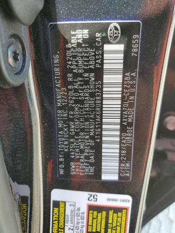 2024 TOYOTA CAMRY SE N 4T1G11AK6RU883735  61523184