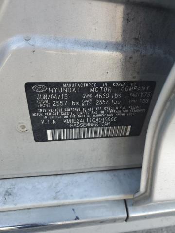 2016 HYUNDAI SONATA HYB - KMHE24L11GA015666